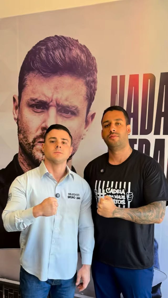 Toni Russo e Delegado Bruno Lima